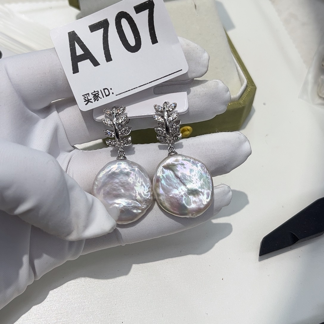 耳饰淡水珍珠合金