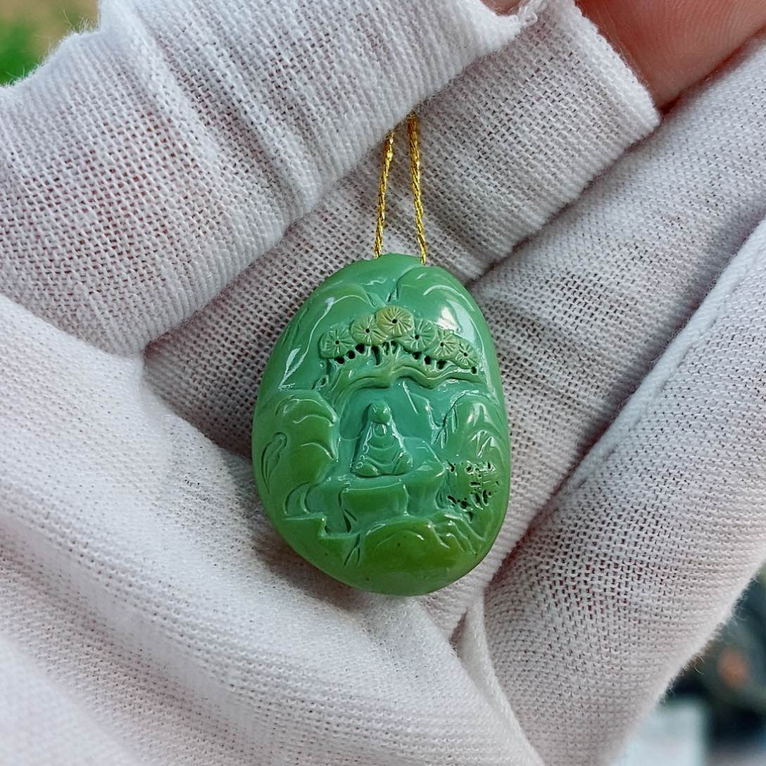 未镶嵌绿松石珠宝奇石