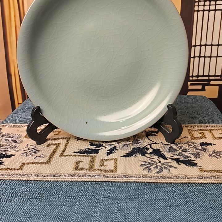 清凉寺汝瓷仿古釉纯手工果盘微瑕