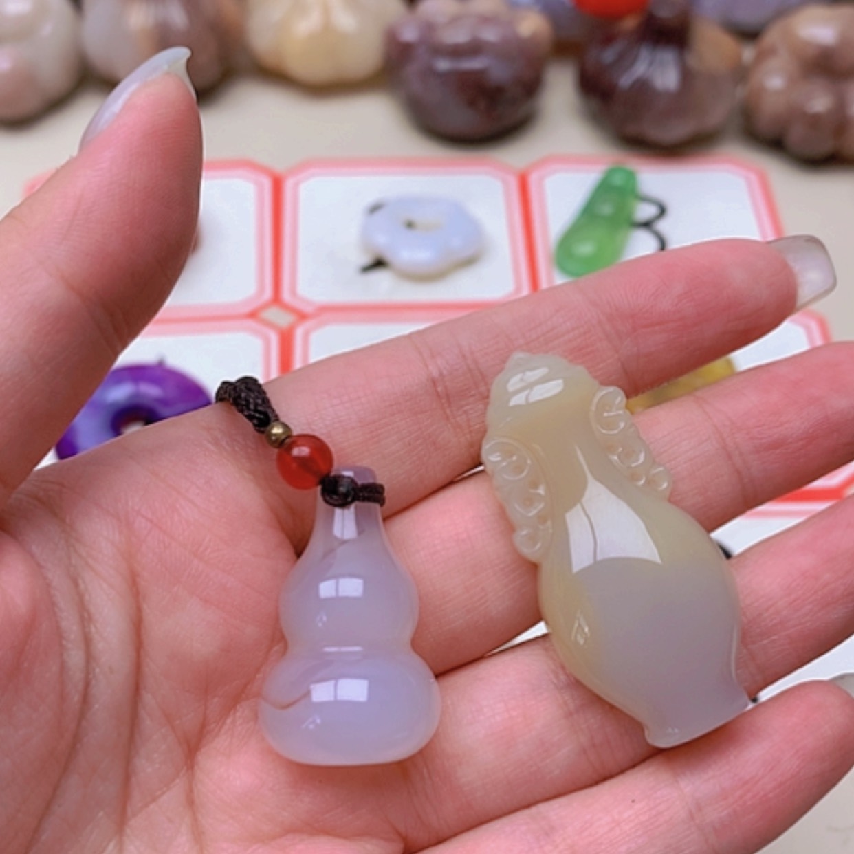 【闪购商品】未镶嵌玛瑙/玉髓珠宝半成品╰****╯