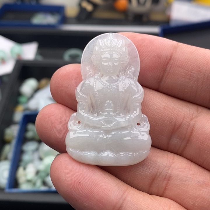 A***人翡翠未镶嵌吊坠(不含链)