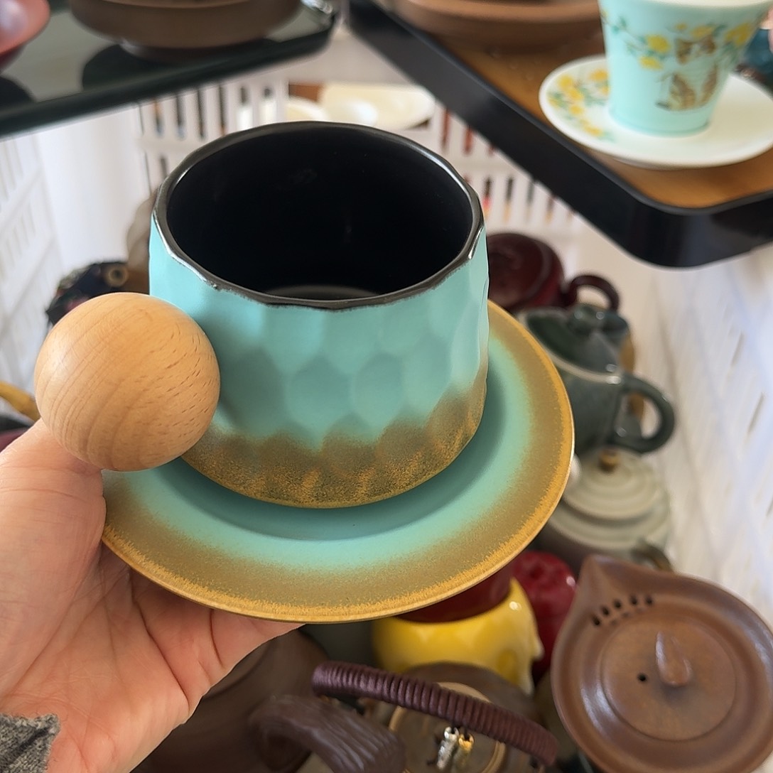 微瑕陶瓷茶具茶杯茶壶