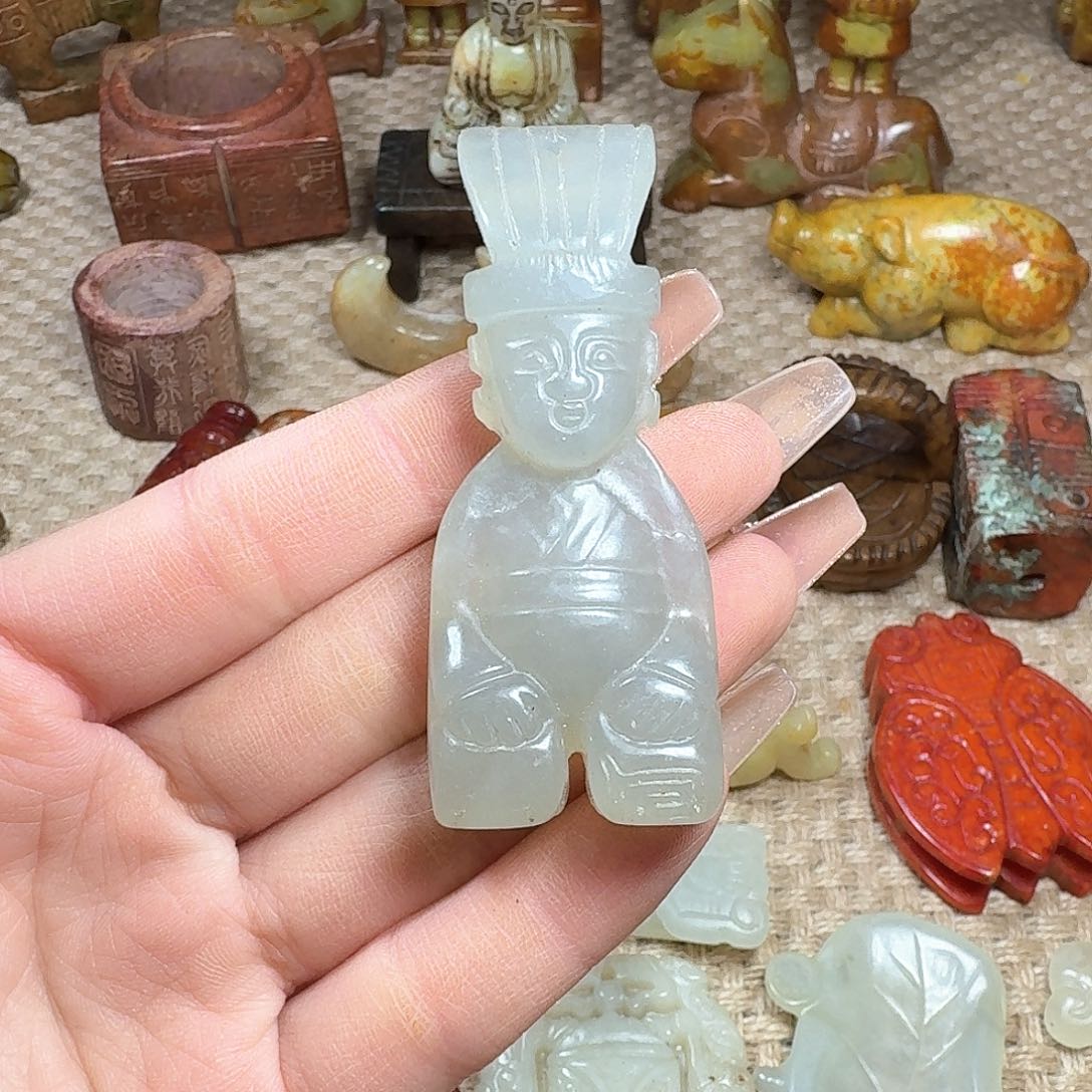 白玉菩提吊坠挂件