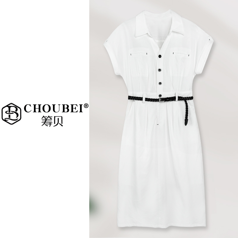 筹贝-【爆款•专柜款】重工工装休通勤闲连衣裙A60