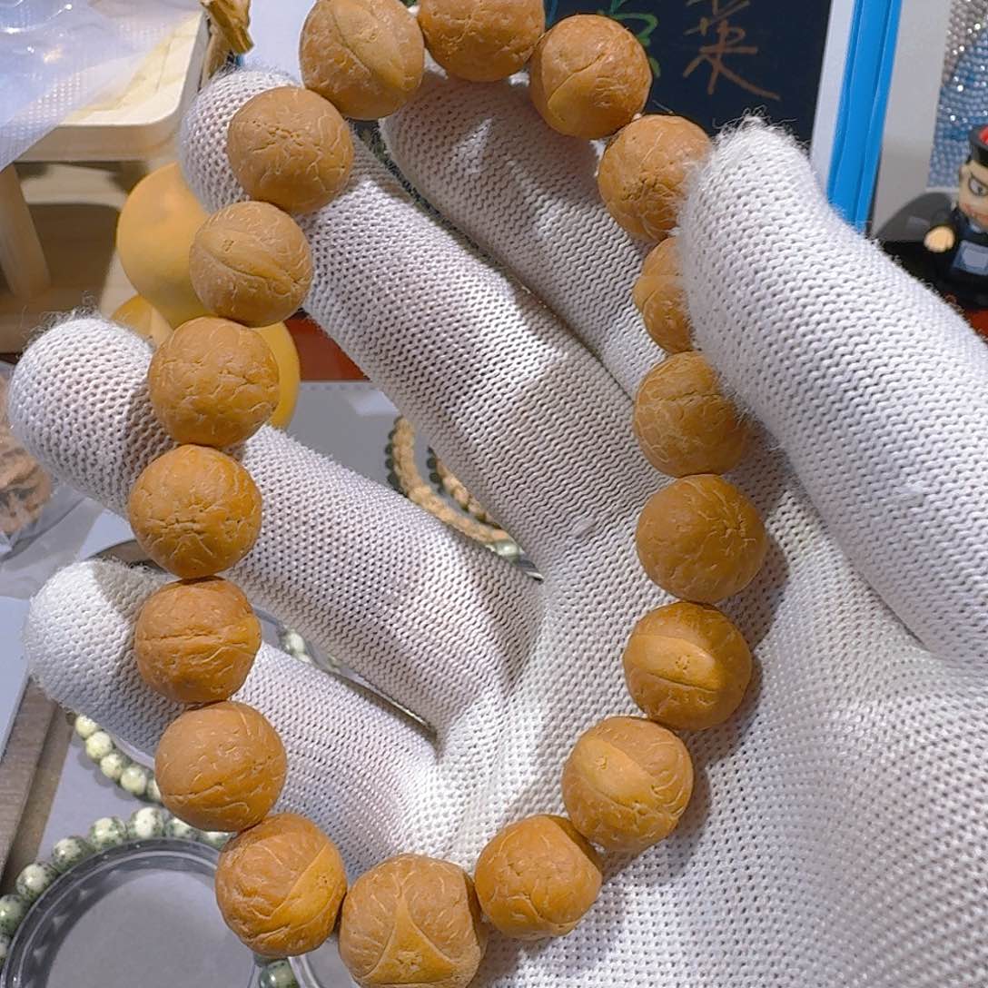 凤眼菩提手串有颗小珠介意勿拍原皮原色凤眼手持