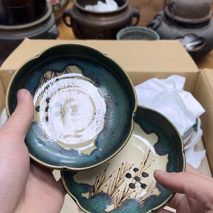 瓷片瓷器摆件工艺品摆件 