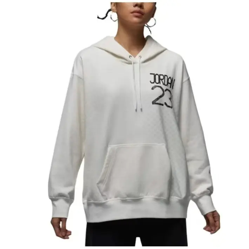 NIKE/耐克NIKE/耐克女款Jordan连帽时尚百搭白色卫衣HQ6072133