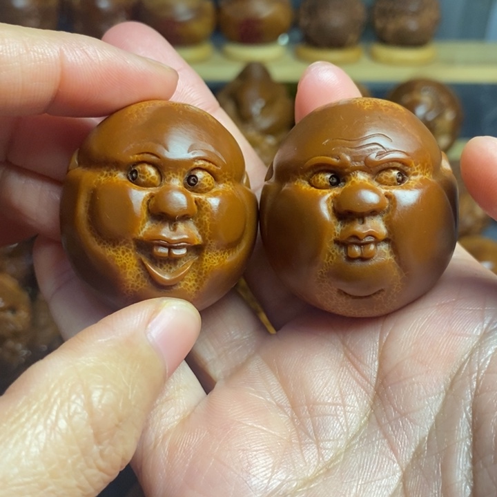 【闪购商品】香榧木橄榄核雕刻工艺