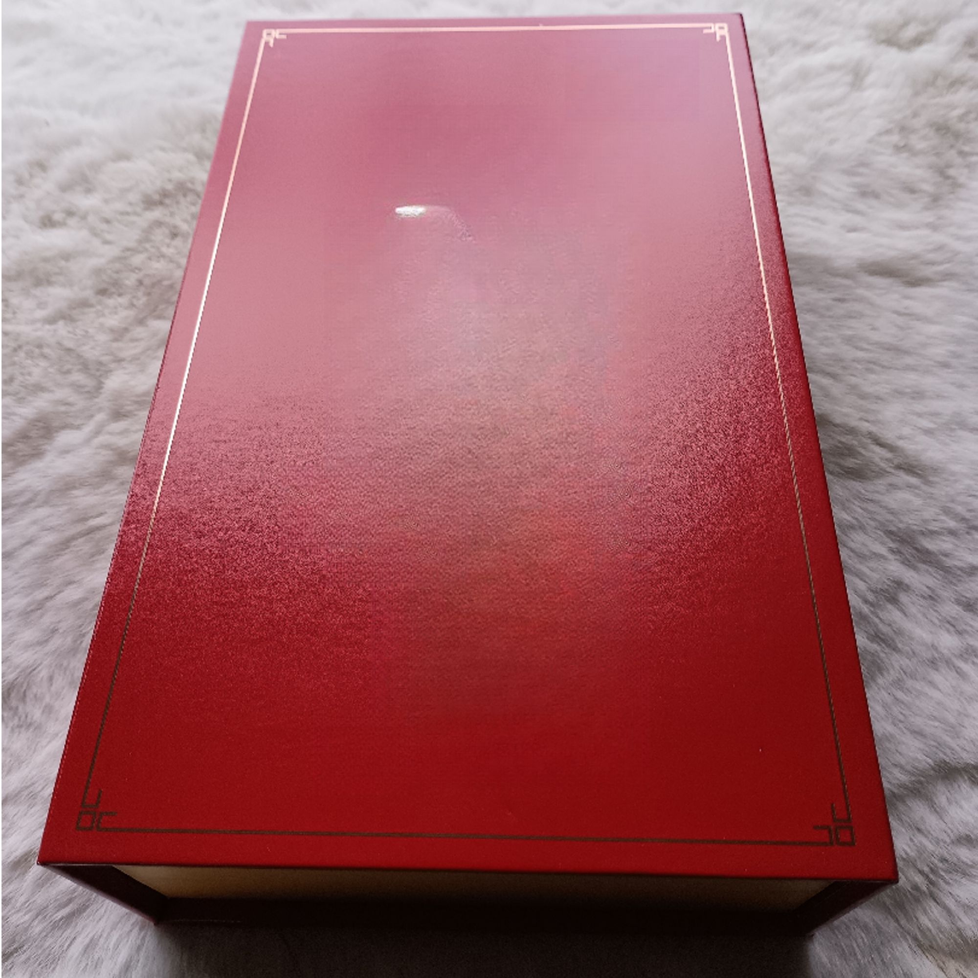 唐心收纳盒红盒子2瓶