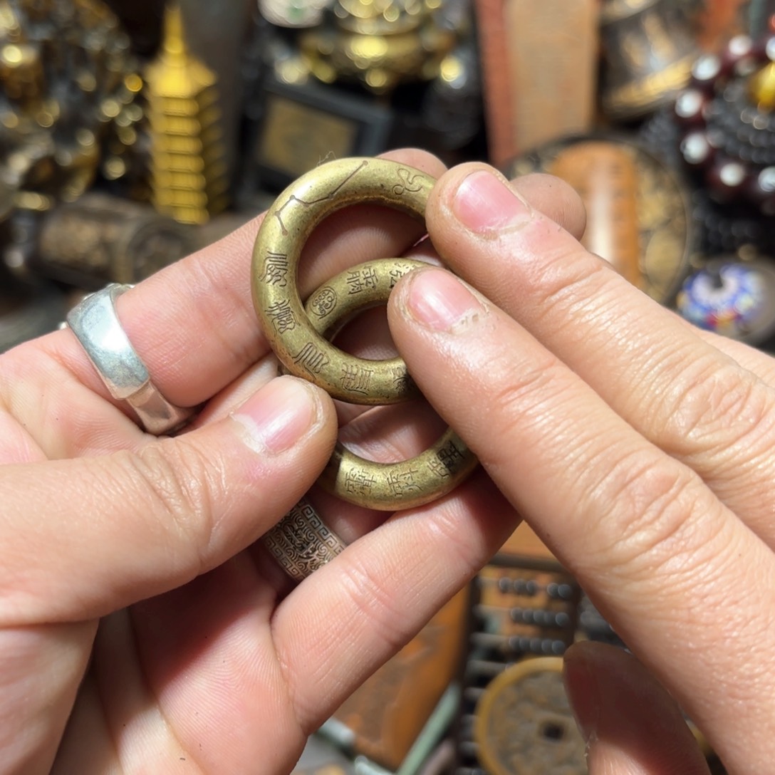 珍华铜器文玩摆件