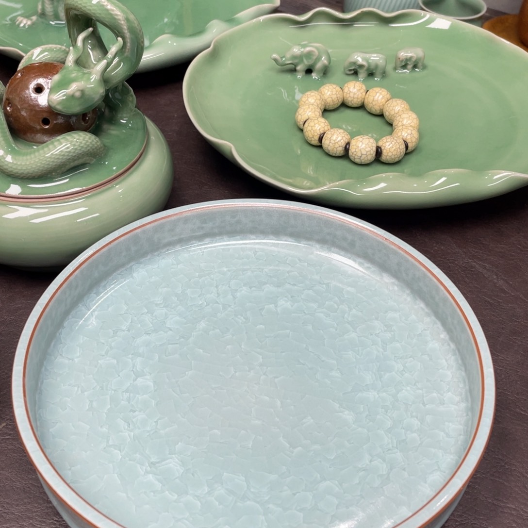 福利青瓷茶具杯子微瑕