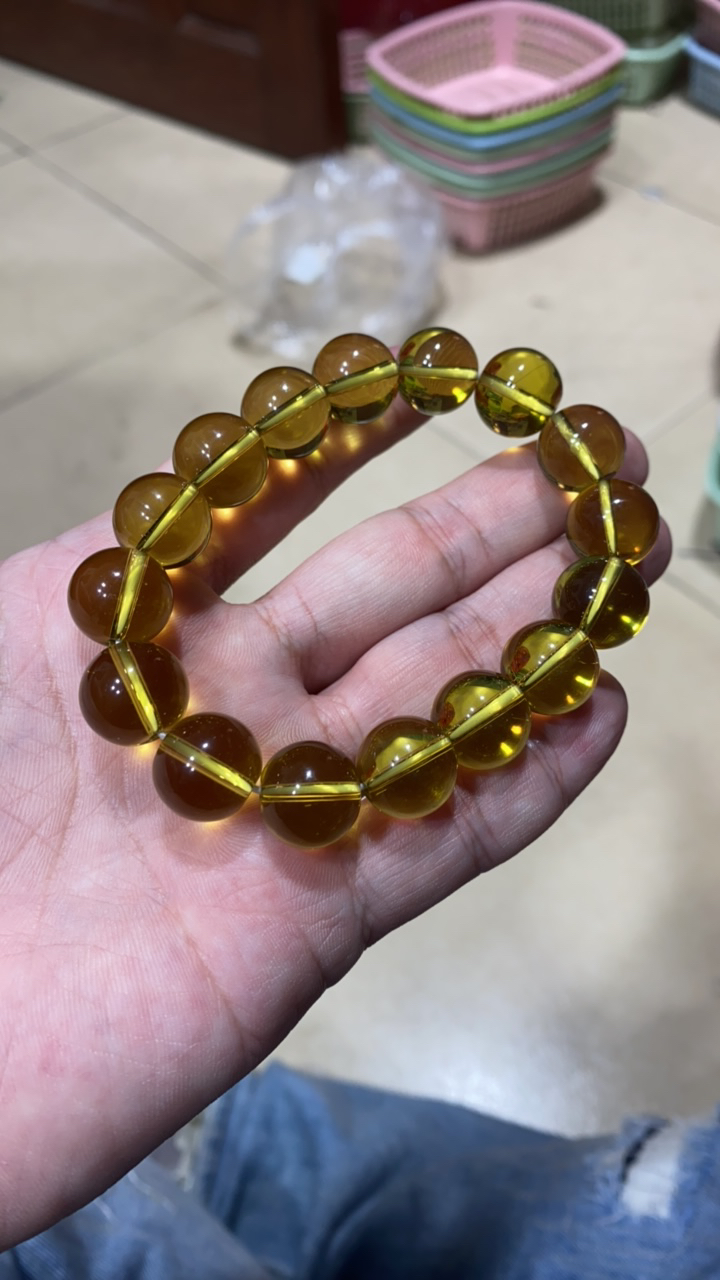 D 316 卡14 柠檬黄水手链