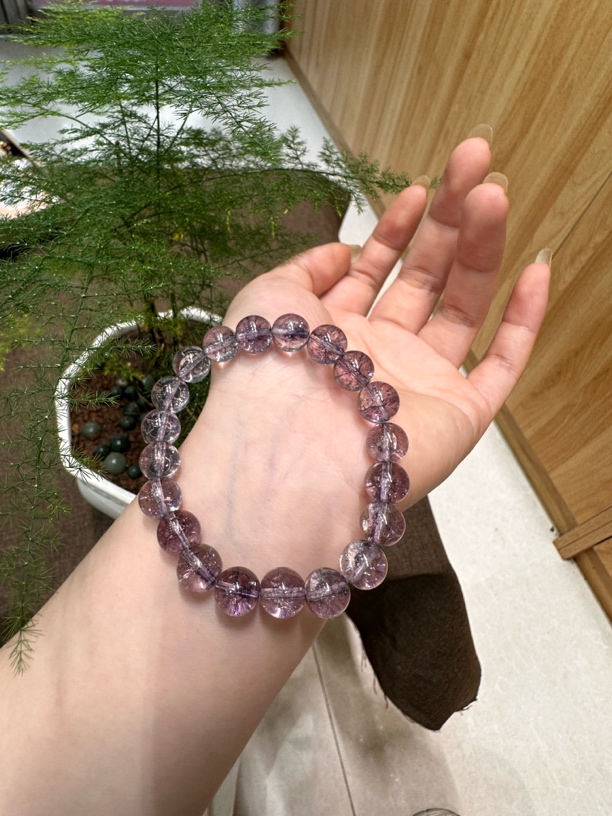 紫水晶卡10毫米单圈手串