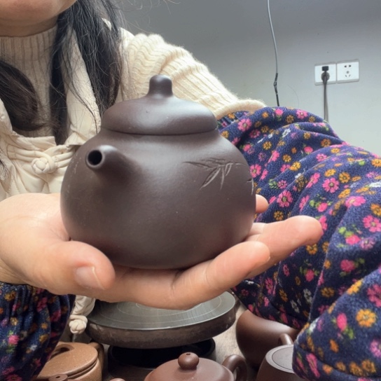 紫砂茶壶原矿紫泥
