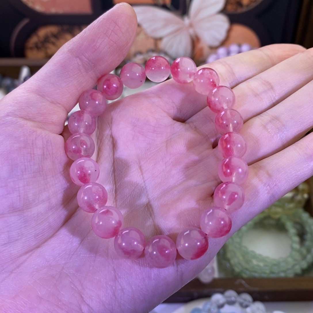 未镶嵌手链烟晶樱花雨9.5mm