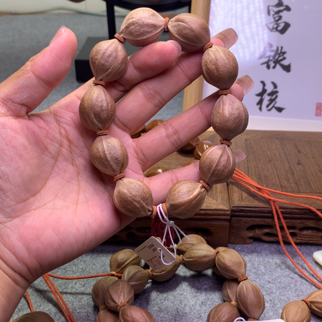 橄榄核手串/手链骑***咪梅林铁核19/25