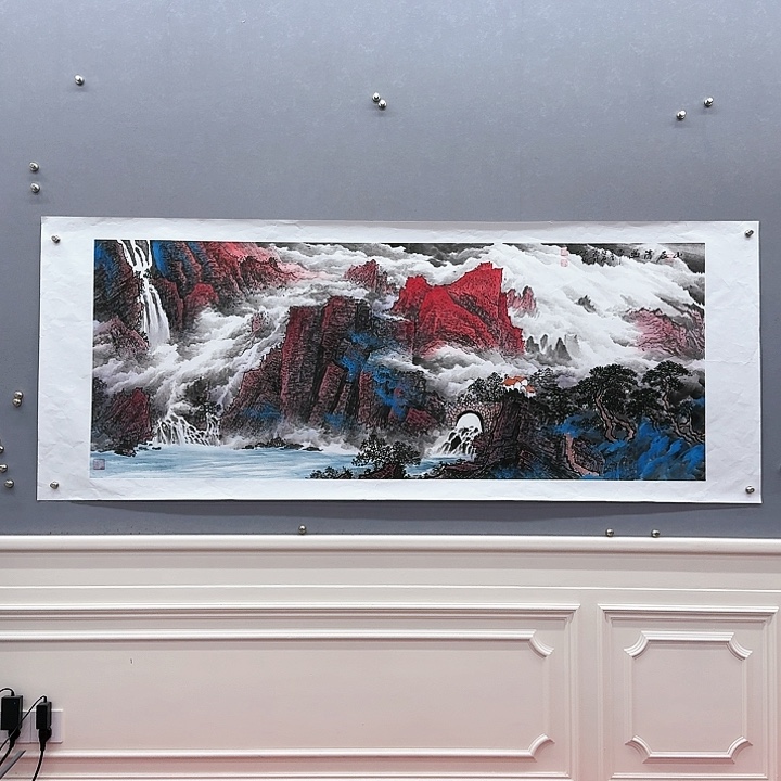 国画书法作品多次参加