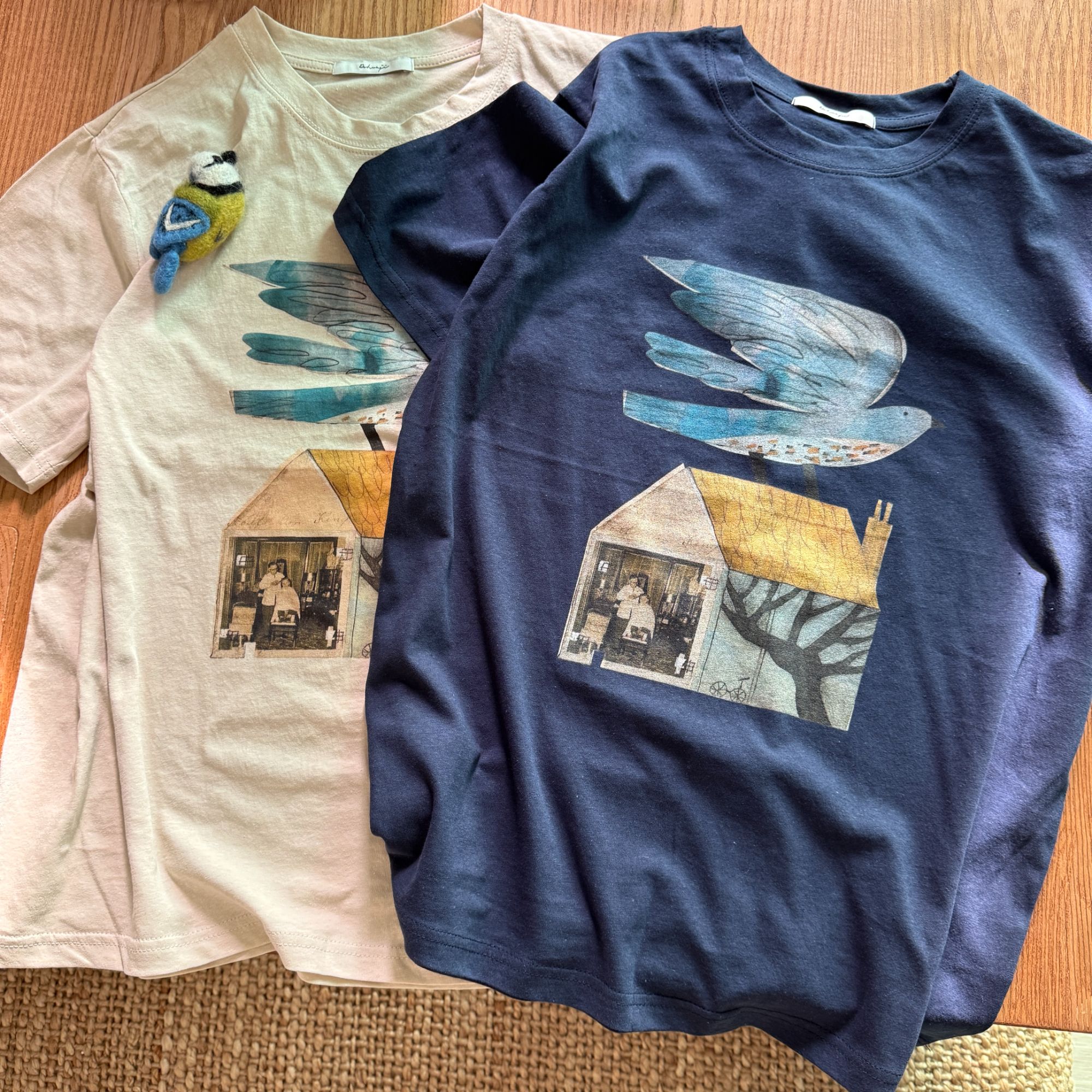 东大门d蓝鸟短袖T恤/NO退换