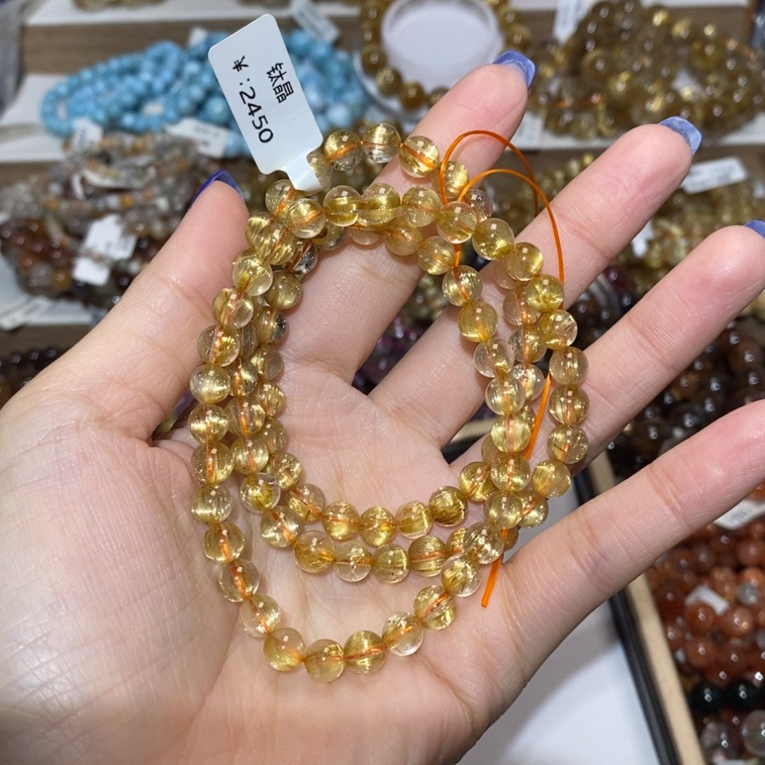 水晶手串未镶嵌手串