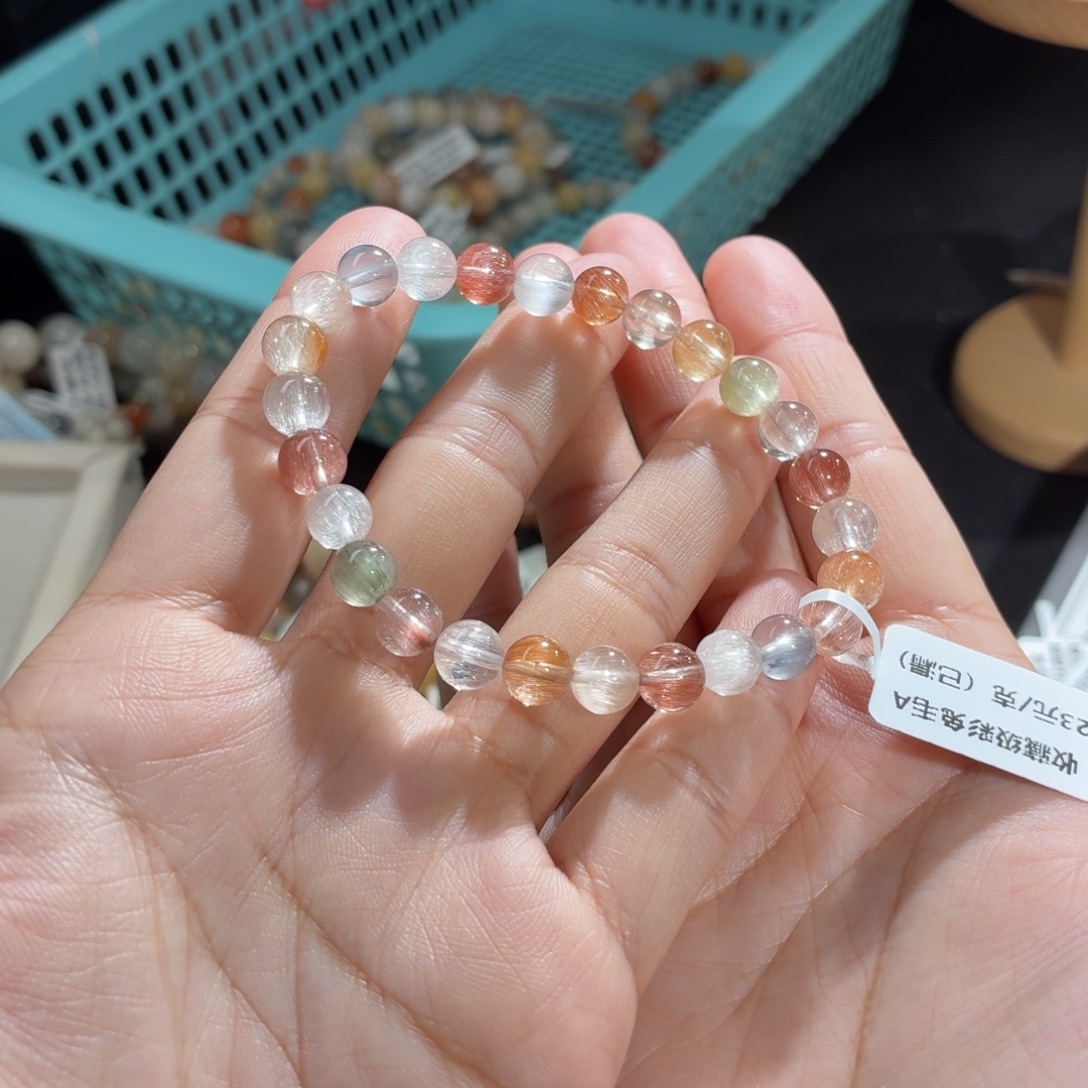 水晶手串未镶嵌108号多样性发货一DD 7+