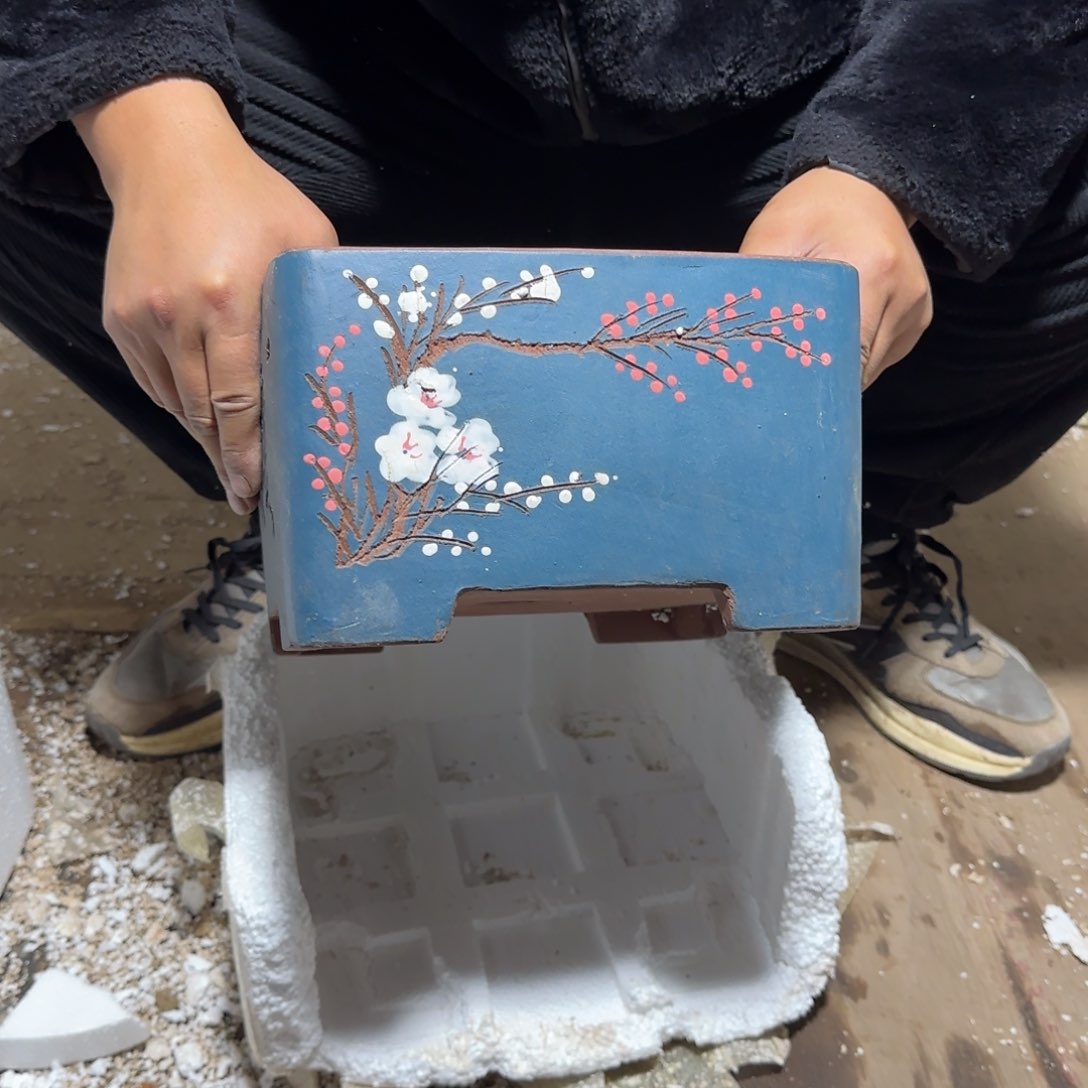 紫砂花盆口径20.12口径