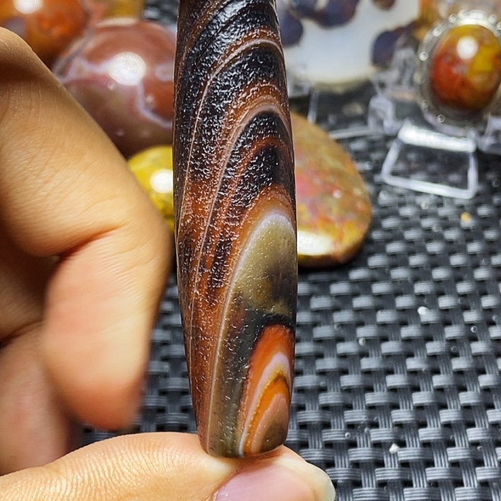 光***伟玛瑙/玉髓未镶嵌颈饰