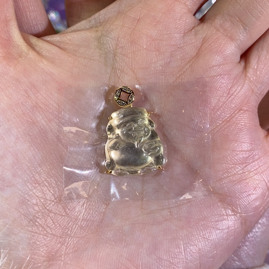 石英质玉吊坠(赠链)未镶嵌