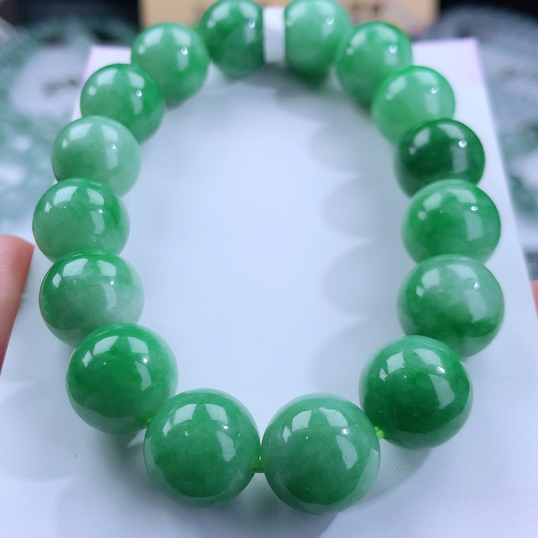 未镶嵌翡翠手链卡12.5mm