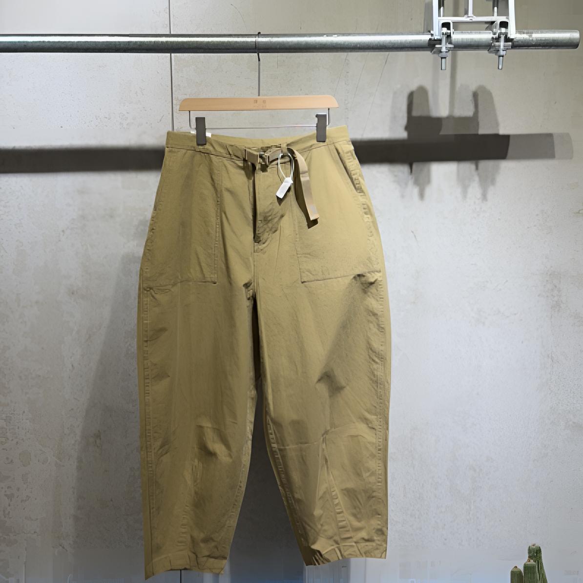 梅家工装水洗工装九分裤男女同款