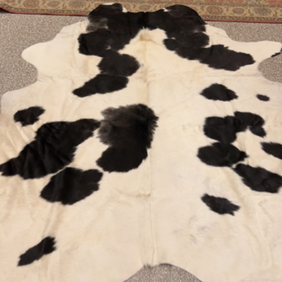 【本尼家】L666 250x200专拍牛皮地毯