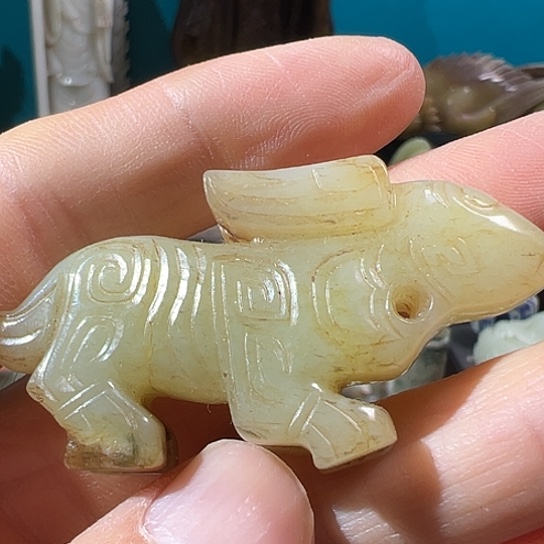 十***子和田玉（糖玉）未镶嵌挂件