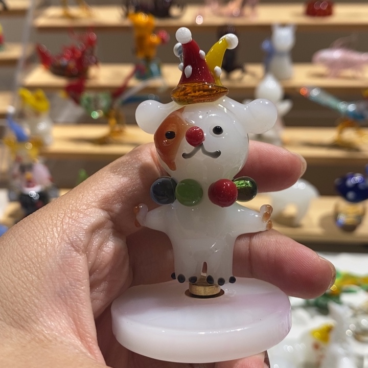 琉璃手工艺品小狗