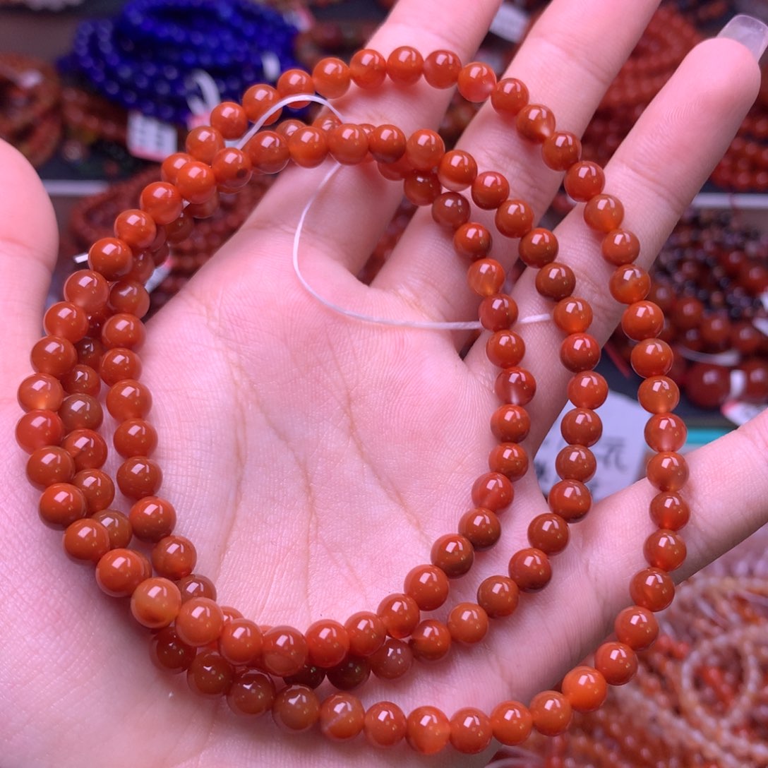 未镶嵌手链南红玛瑙22号卡6