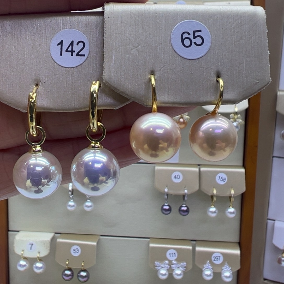 淡水珍珠耳饰未镶嵌