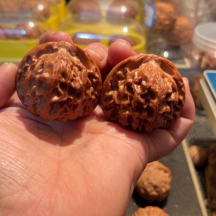 文玩核桃把件苹果44