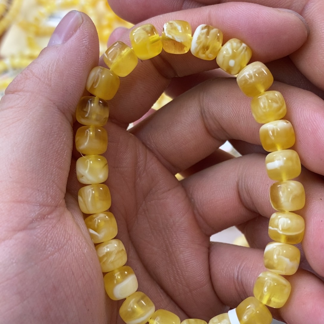 蜜蜡珠宝奇石未镶嵌8.5mm