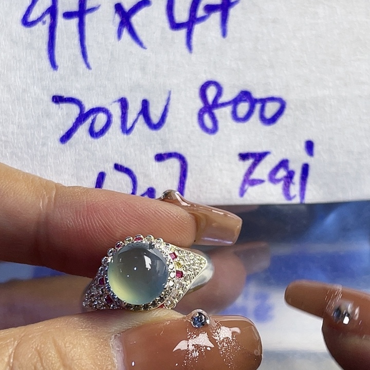 F***8定制翡翠未镶嵌865566588658