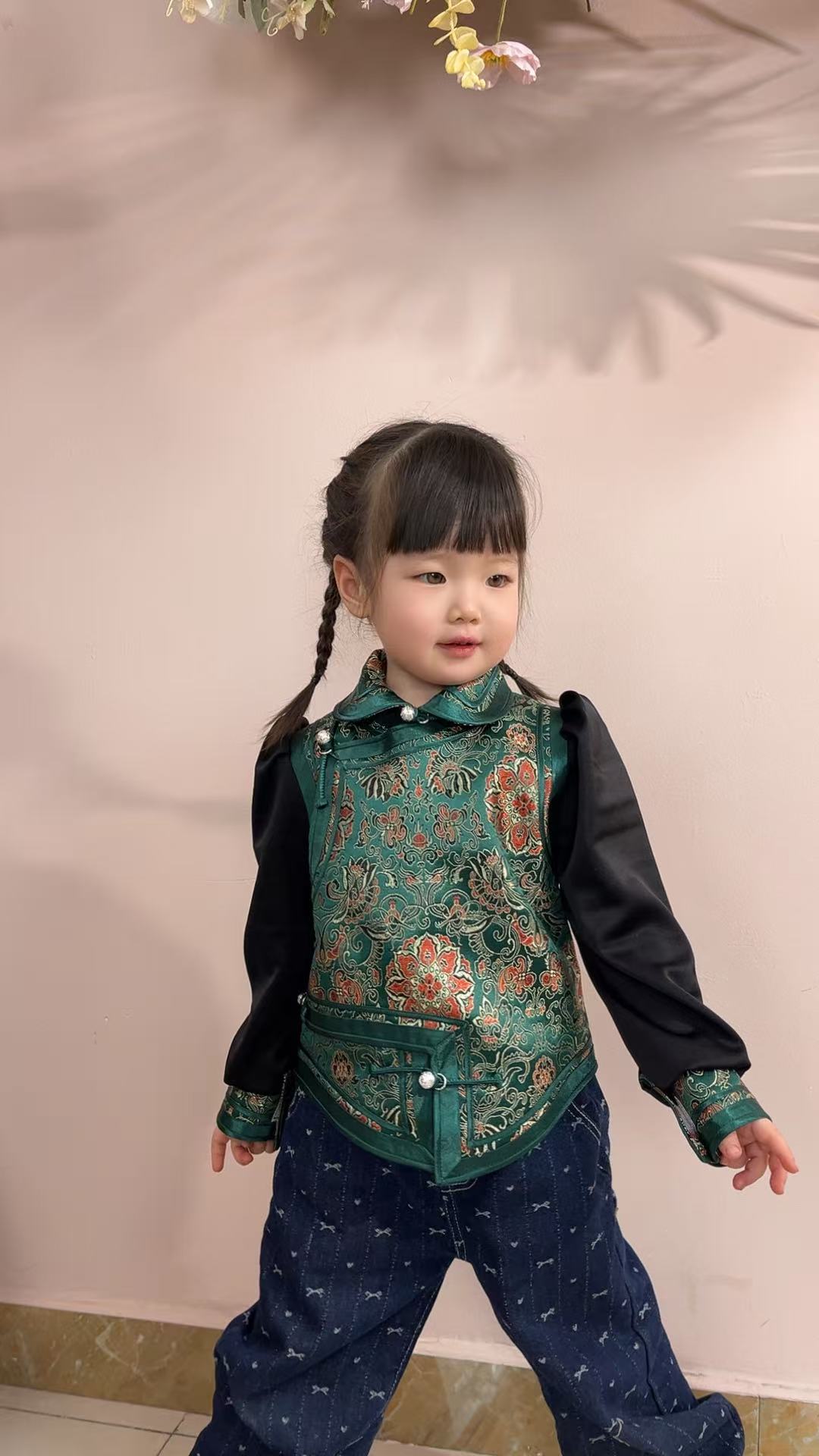 【蒙善妈】小上衣假两件时尚日常网红