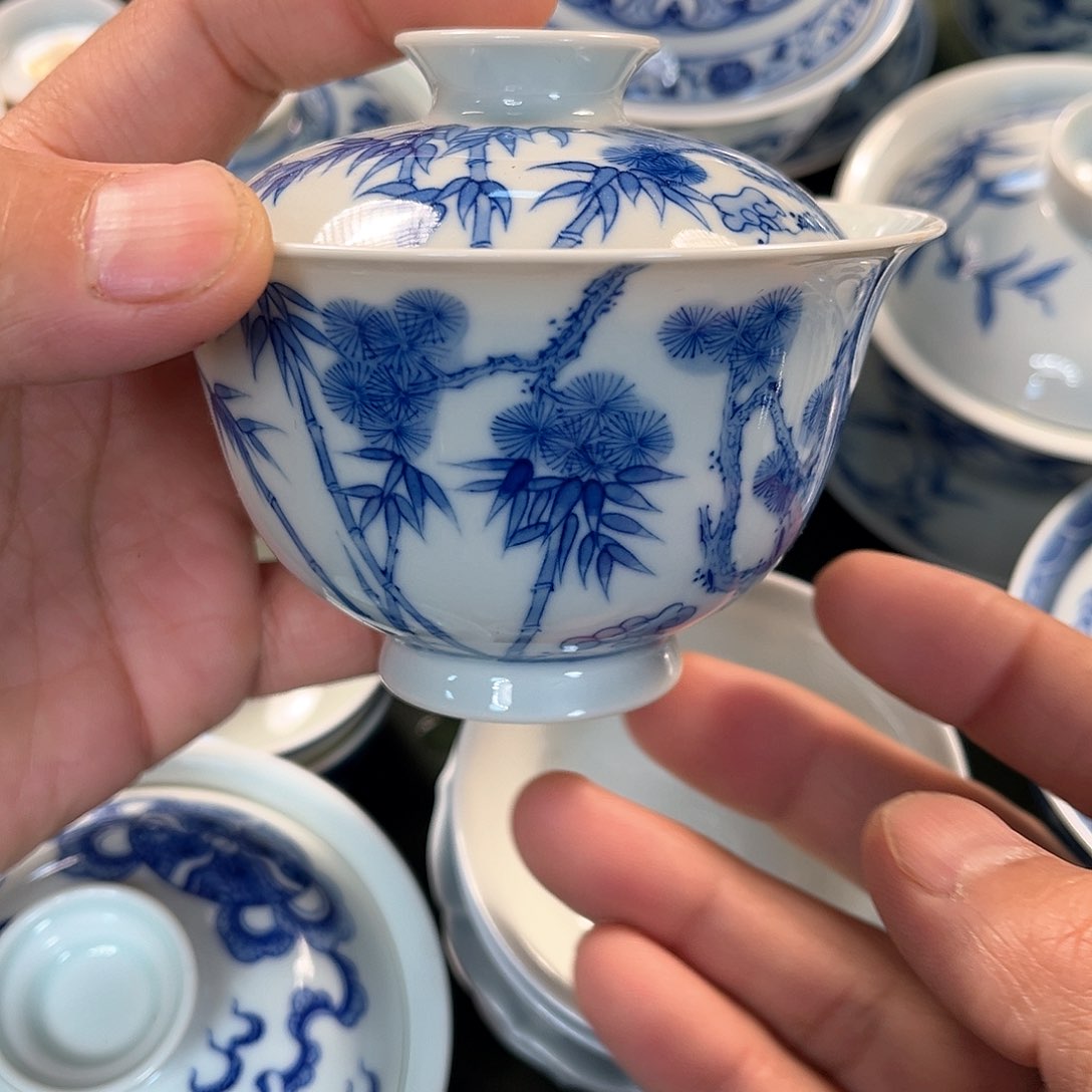 杯青花瓷器青花瓷器