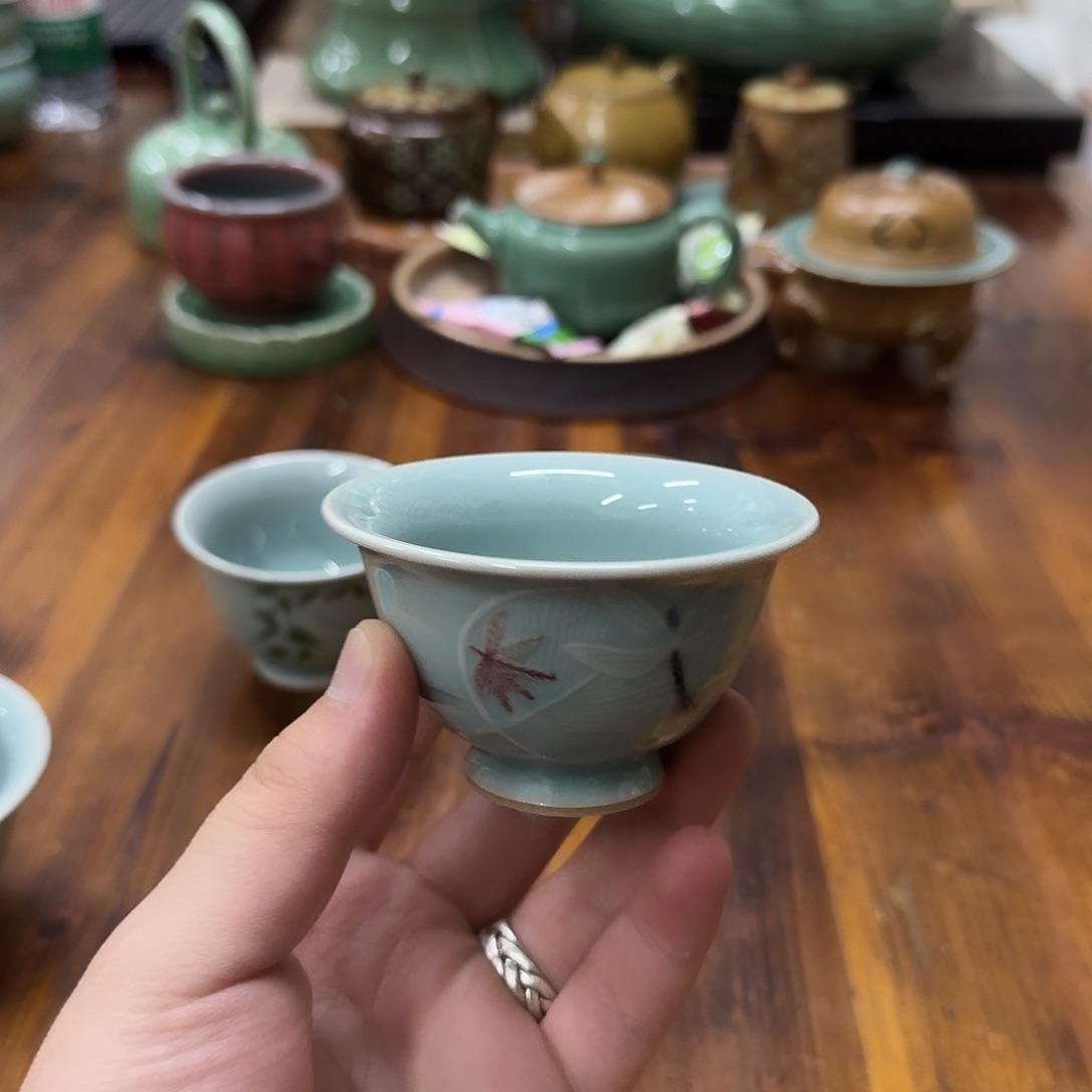 小仲青瓷茶器微瑕7036