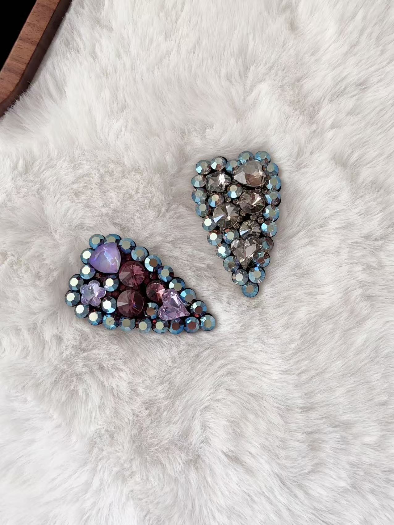 彩色爱心闪闪发夹A247