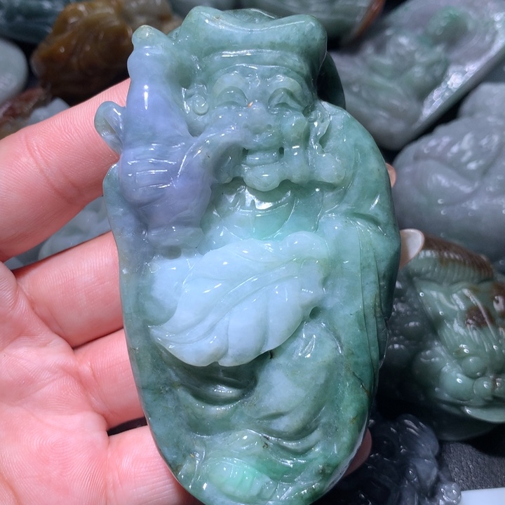 翡翠未镶嵌颈饰保真天然A货翡翠