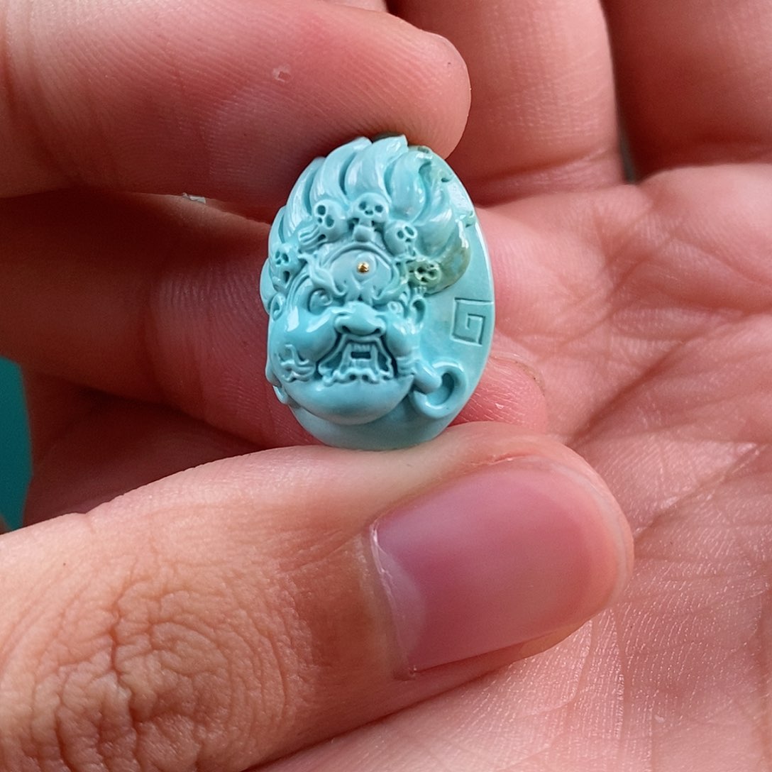 绿松石珠宝奇石未镶嵌