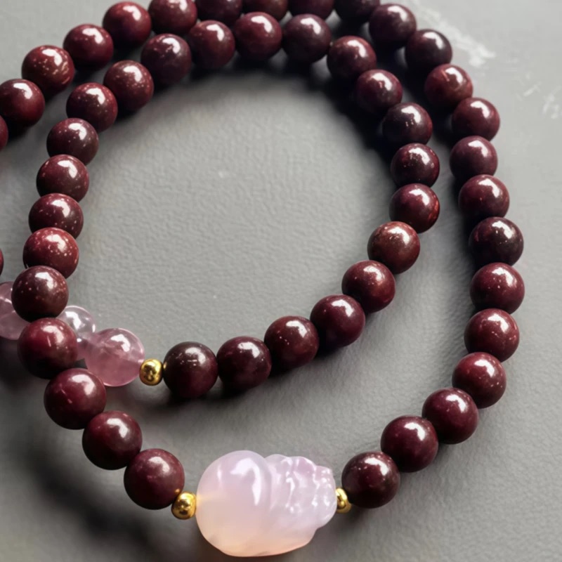 小叶紫檀双圈YY003（带礼盒）