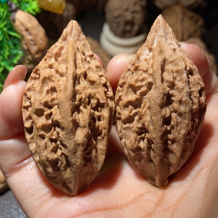 把件文玩核桃东北楸子小雪258