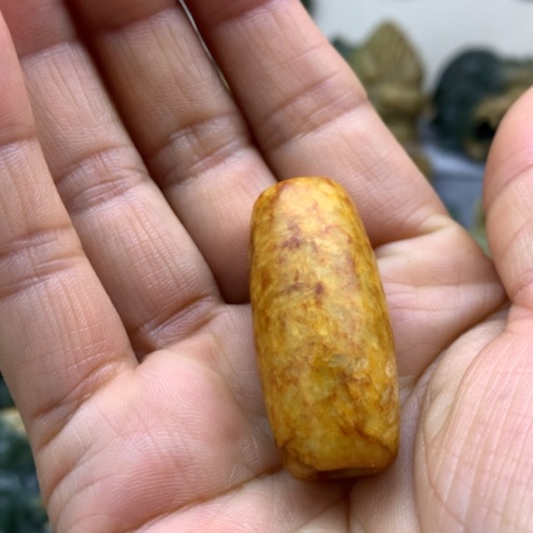 【闪购商品】未镶嵌岫岩河磨玉（透闪石质玉）挂件