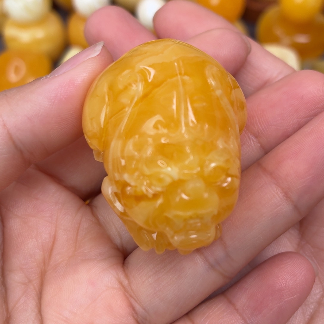 蜜蜡未镶嵌吊坠(不含链)貔貅