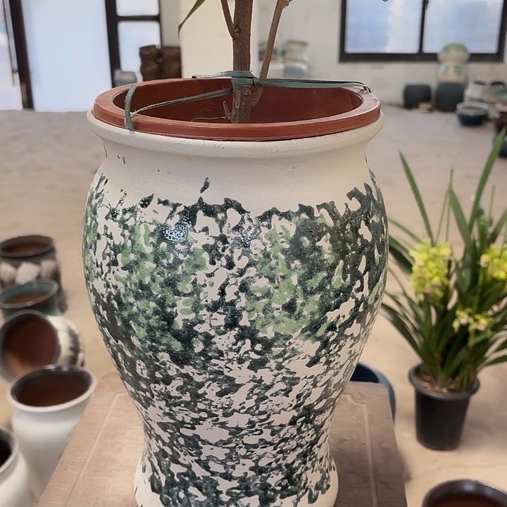 正品高30口20花盆