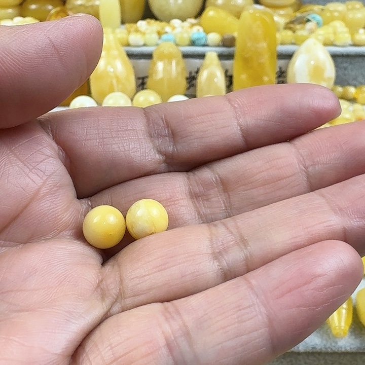 开***7蜜蜡未镶嵌裸石20杂