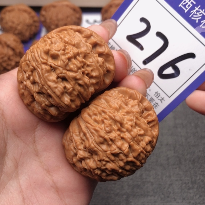 桃核吊坠44尺寸白狮子 276号